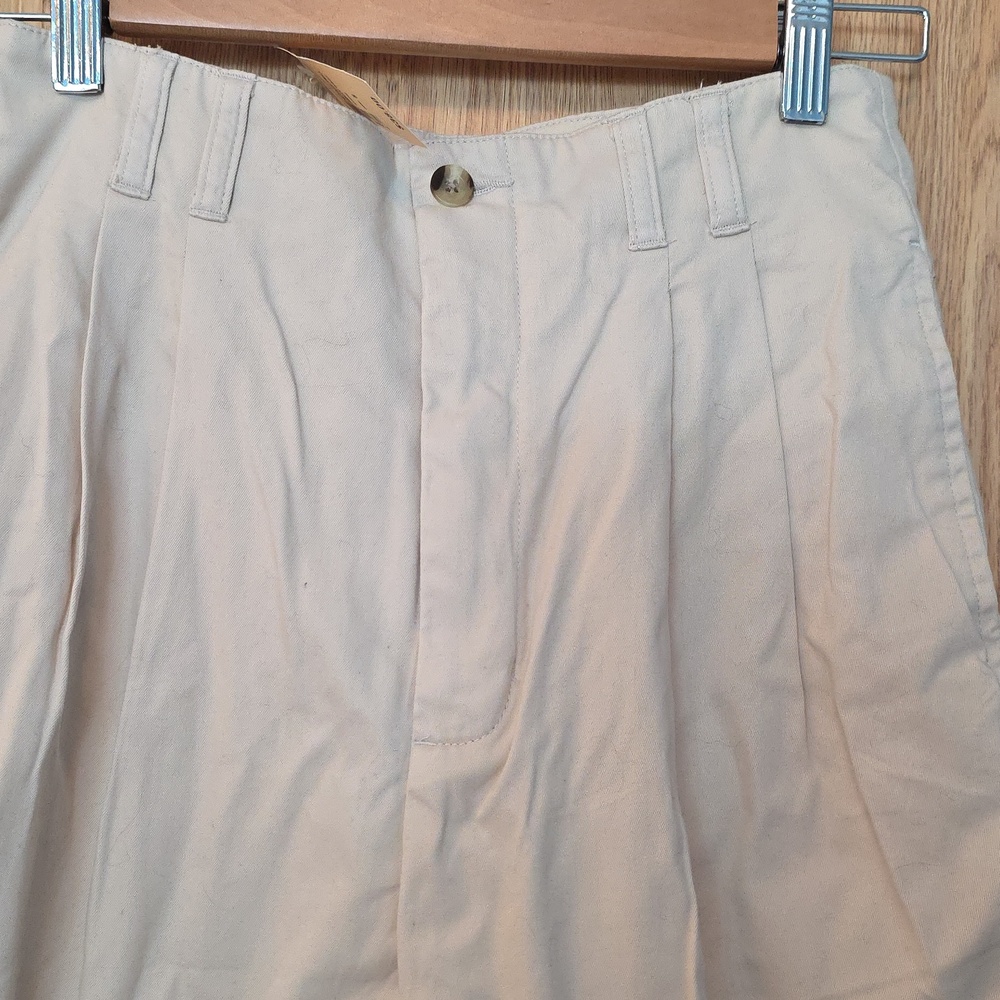 Vintage Pleated Eddie Bauer Women's Khaki Chinos - Picture 2 of 5